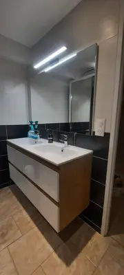 Salle de bains dans l'établissement Chambre CHARDON - Maison partagée - 2 personnes