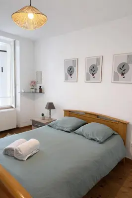 Un ou plusieurs lits dans un hébergement de l'établissement Maison de ville