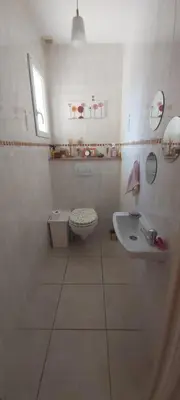 Salle de bains dans l'établissement La chambre aux Iris