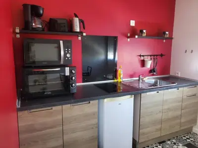 Cuisine ou kitchenette dans l'établissement Bastille 2