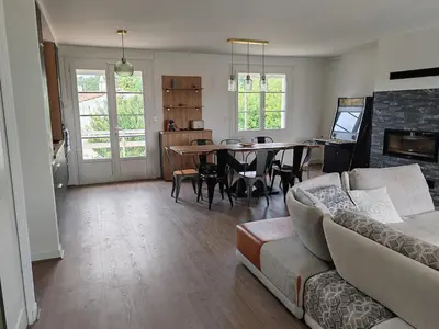 Coin salon dans l'établissement Maison Cosy Porte de La Rochelle