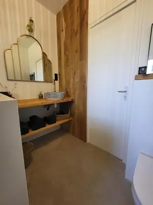 Salle de bains dans l'établissement Maison familiale à Fouras-Plage & centre à pied