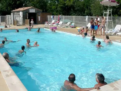 Piscine de l'établissement Mobil-home 4 pers avec Terrasse à Chaillé-les-Marais - API-1-52-574 ou située à proximité