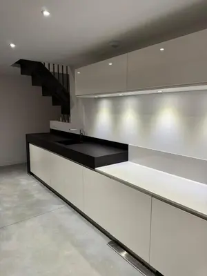 Cuisine ou kitchenette dans l'établissement Il Clovio - Discreet luxury, close to Futuroscope