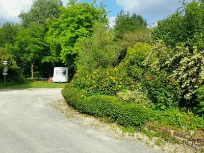 Paysage naturel près de le camping