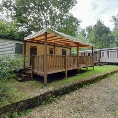 Mobil-home confortable avec terrasse