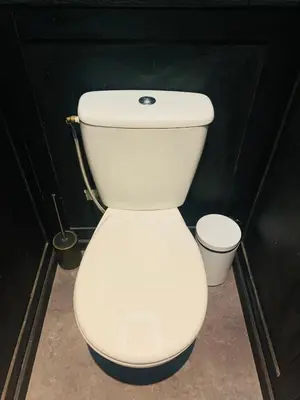 Salle de bains dans l'établissement Maison De La Rive