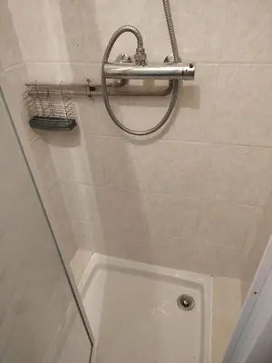 Salle de bains dans l'établissement Chez Pam et David