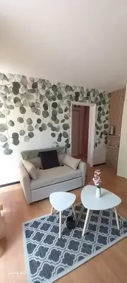 Coin salon dans l'établissement Appartement de 46M2