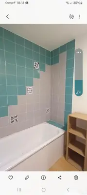 Salle de bains dans l'établissement Appartement de 46M2
