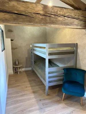 Un ou plusieurs lits dans un hébergement de l'établissement Gîte à la campagne