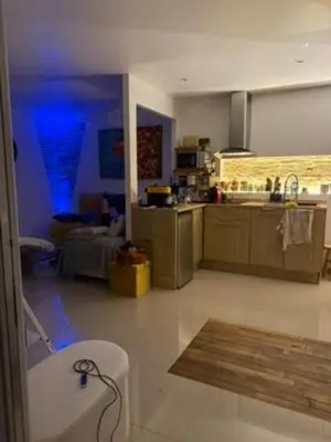 Cuisine ou kitchenette dans l'établissement à 10 minutes Futuroscope