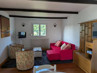Télévision ou salle de divertissement dans l'établissement Apartment
