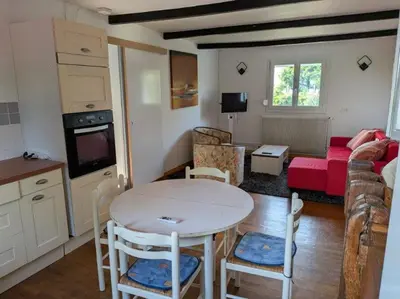 Cuisine ou kitchenette dans l'établissement Apartment