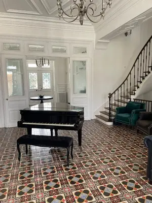 Coin salon dans l'établissement Chateau de Minargent