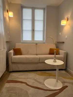 Coin salon dans l'établissement Le Jardin Royal