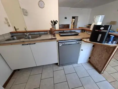 Cuisine ou kitchenette dans l'établissement Namasté 'Au vieux Poitiers'