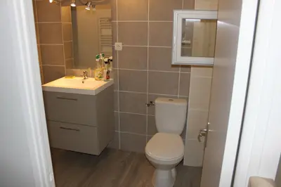 Salle de bains dans l'établissement loft