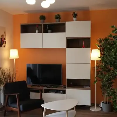 Charming studio with terrace and underground parking
