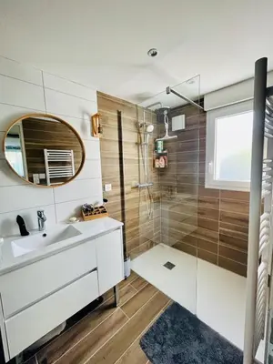 Salle de bains dans l'établissement Maison individuelle 60m2