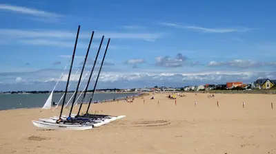 Plage de la maison de vacances ou située à proximité
