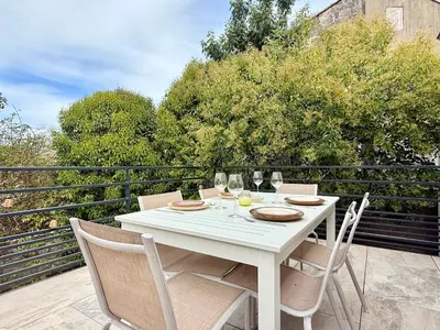 Balcon ou terrasse dans l'établissement Le Spacieux Carat - Terrasse