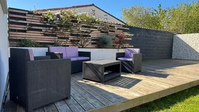 Jardin de l'établissement La Palmeraie - Maison lumineuse avec jardin du samedi au samedi