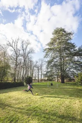 Jardin de l'établissement Le gite de l'erable