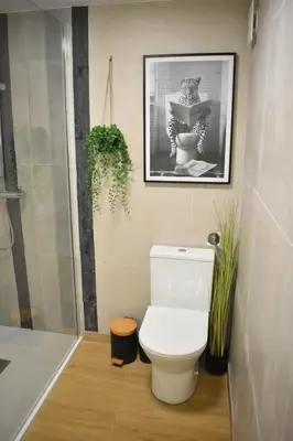 Salle de bains dans l'établissement La Verrière