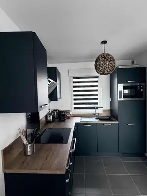 Cuisine ou kitchenette dans l'établissement Charmante maison récente saint xandre