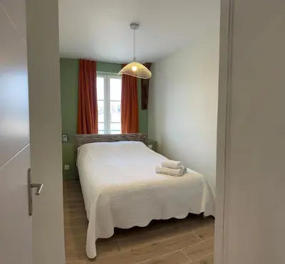 Un ou plusieurs lits dans un hébergement de l'établissement Appartement centre de Poitiers