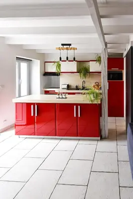 Cuisine ou kitchenette dans l'établissement L'Échappée Niortaise by CozyLife