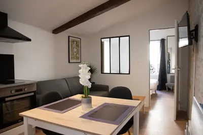 Télévision ou salle de divertissement dans l'établissement Le cocon - Plein de charme dans l'hyper centre