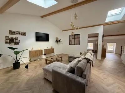Télévision ou salle de divertissement dans l'établissement Casa Mérida