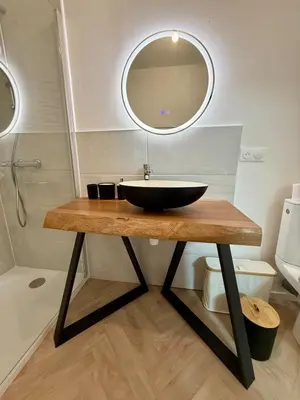 Salle de bains dans l'établissement Casa Mérida