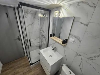 Salle de bains dans l'établissement Apartment