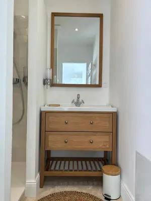 Salle de bains dans l'établissement La Maison Béraud - Prestige - Centre historique de La Rochelle