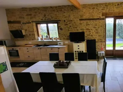 Cuisine ou kitchenette dans l'établissement Chez Rambaud