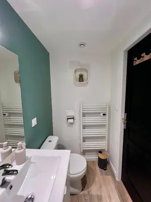 Salle de bains dans l'établissement MAISON MODERNA-8 personnes-WiFi-Centre ville