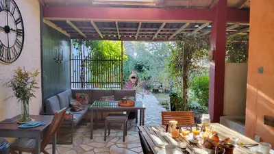 Jardin de l'établissement Le Logis Du Four