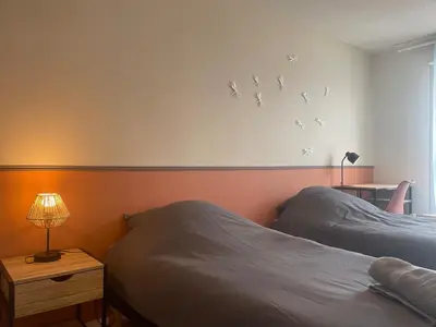 Un ou plusieurs lits dans un hébergement de l'établissement Le Grand Viennois Futuroscope