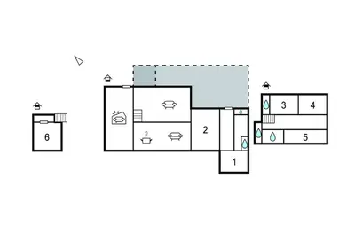 Plan de l'établissement Cozy Home In Touvre With Wifi