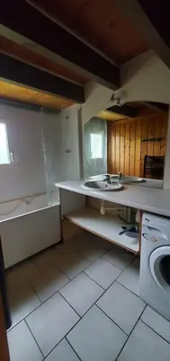 Cuisine ou kitchenette dans l'établissement Gîtes de Bourserois
