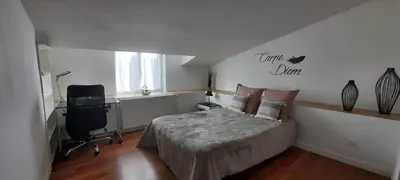 Un ou plusieurs lits dans un hébergement de l'établissement Maison tout confort 6 personnes - 3 chambres -
