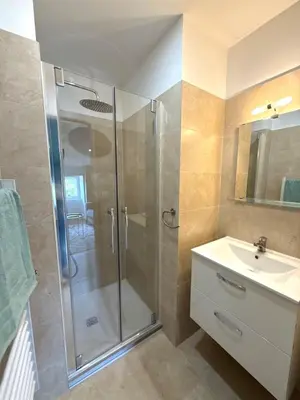 Salle de bains dans l'établissement Le Repos