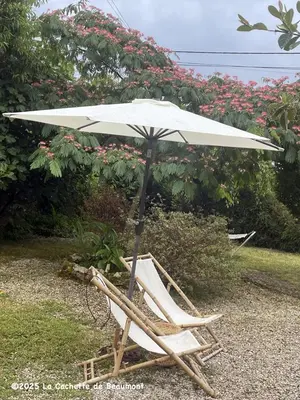 Jardin de l'établissement La Cachette de Beaumont