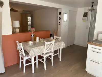 Cuisine ou kitchenette dans l'établissement À la clef des champs