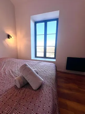 Un ou plusieurs lits dans un hébergement de l'établissement l'Appartement de Tintin
