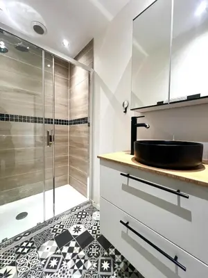 Salle de bains dans l'établissement l'Appartement de Tintin