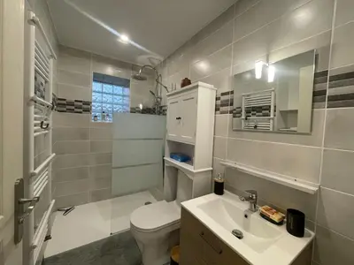 Salle de bains dans l'établissement Studio